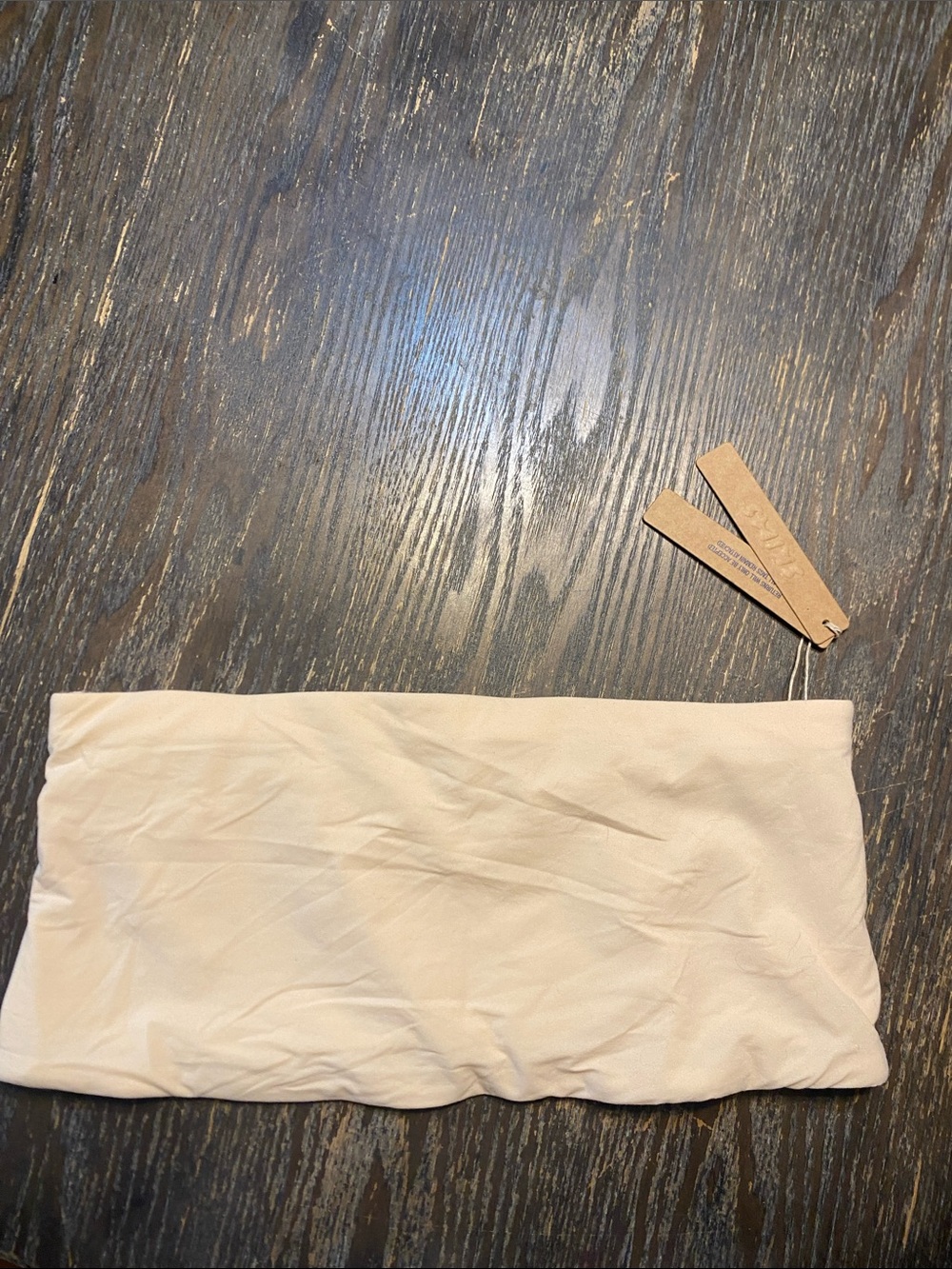 SKIMS Fits everybody large NWT sand/Cream Stretch Bandeau Tube Top